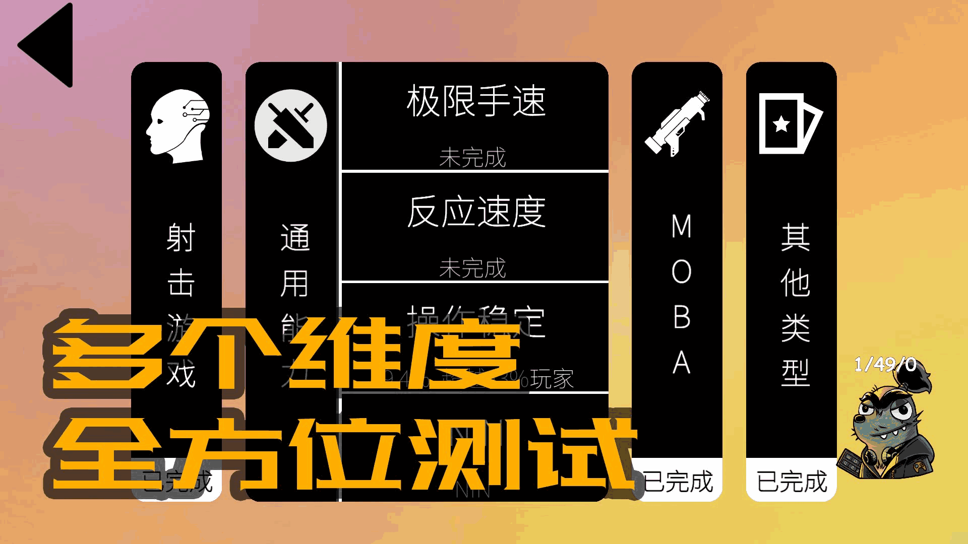我的游戏天赋